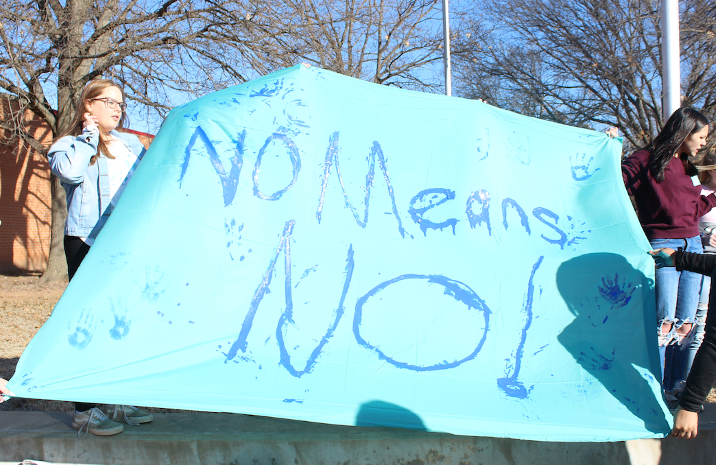 Students ‘walkout’ on school